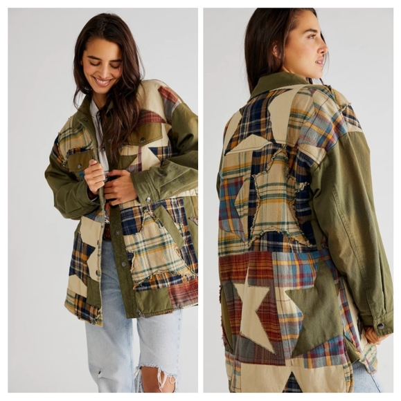 Free People Home Spun Jacket Shirt
